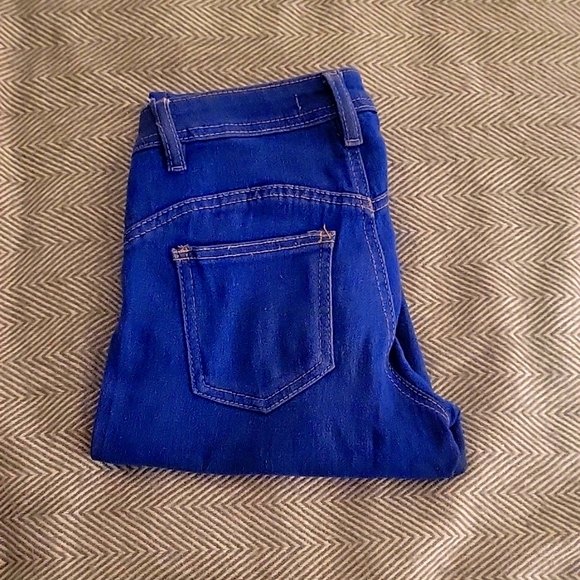 Blue Denim Skinny Jeans - Picture 2 of 4